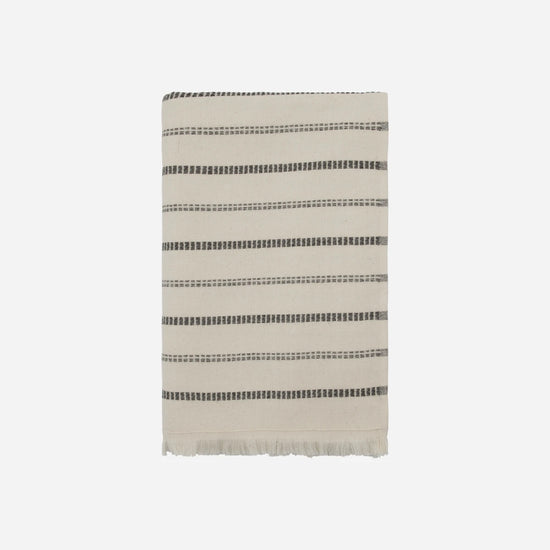 Towel, MKTrue, Off-white;Black