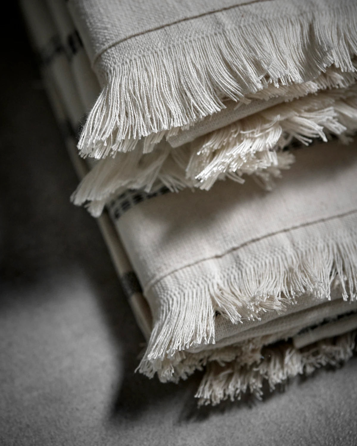 Towel, MKTrue, Off-white, Black