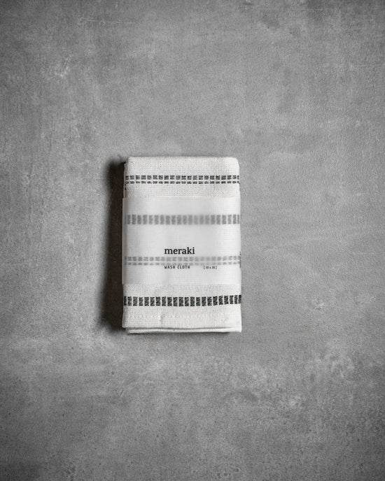 Wash cloth, MKTrue, Off-white, Black