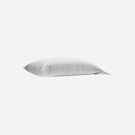 Throw pillow cover, BNGunhild, Snow w. coal