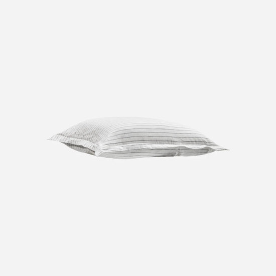 Throw pillow cover, BNGunhild, Snow w. coal