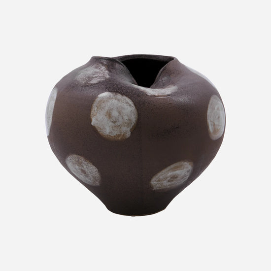 Vase, HDExpo, Brun;Råhvid