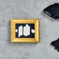 Wall art, HDAgate, Sort;Beige