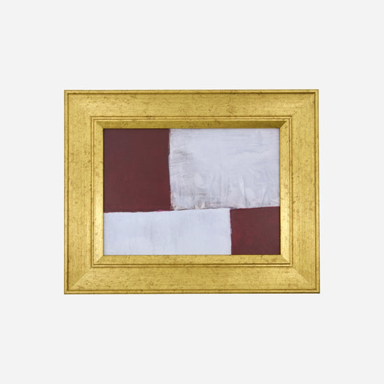 Wandobjekt, HDRuby, Rot;Beige