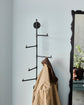 Coat rack, HDFlex, Black