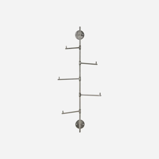 Coat rack, HDFlex, Silver finish