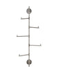 Coat rack, HDFlex, Silver finish
