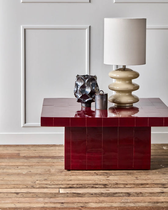 Couchtisch, HDBrick, Rot