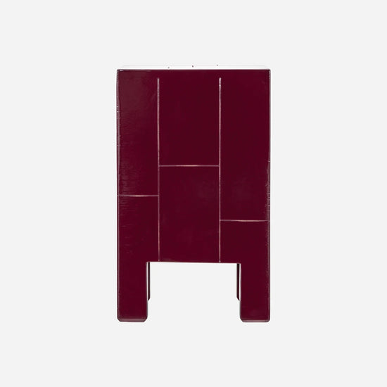 Beistelltisch, HDBrick, Rot