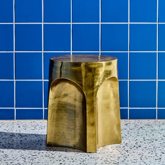 Side table, HDRiga, Antique gold finish