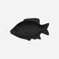 Wandobjekt, HDFish, Schwarz