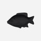 Wandobjekt, HDFish, Schwarz