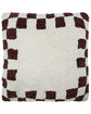 Kissenbezug, HDChess, Braun;Off-White