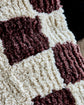 Cushion cover, HDChess, Brown, Off-white