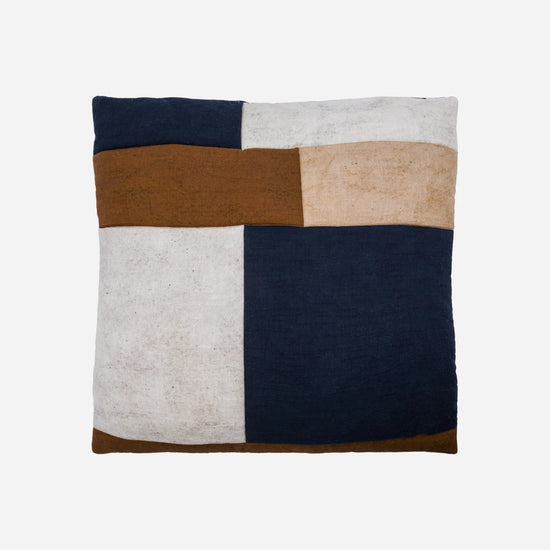 Cushion cover, HDPatch, Black, Sand, Brown