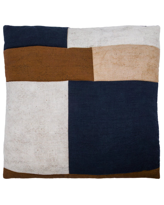 Cushion cover, HDPatch, Black, Sand, Brown