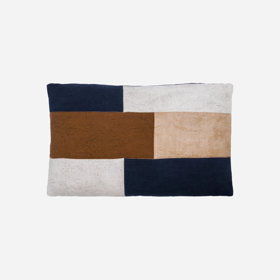 Cushion cover, HDPatch, Black, Sand, Brown