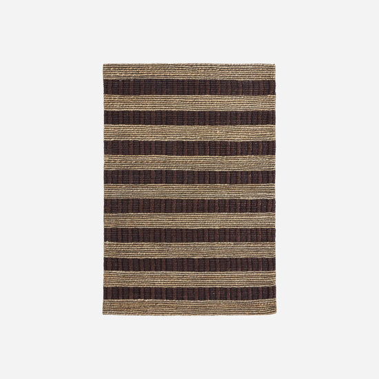 Tæppe, HDBlock, Brun;Natural