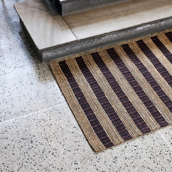 Tæppe, HDBlock, Brun;Natural