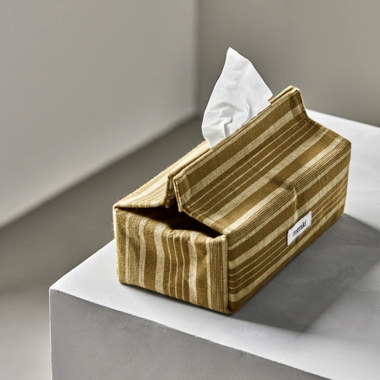 Lommetørklædeholder, MKTissue, Mørk Oliven