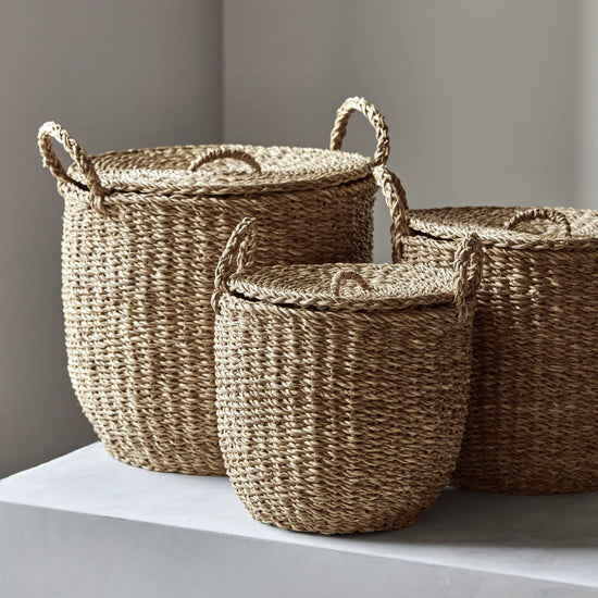 Storage baskets, MKRound, Nature