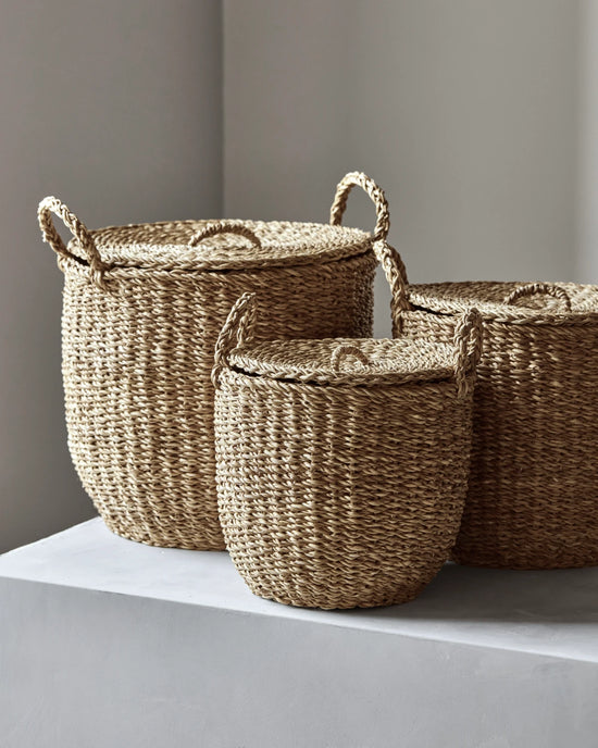 Storage baskets, MKRound, Nature