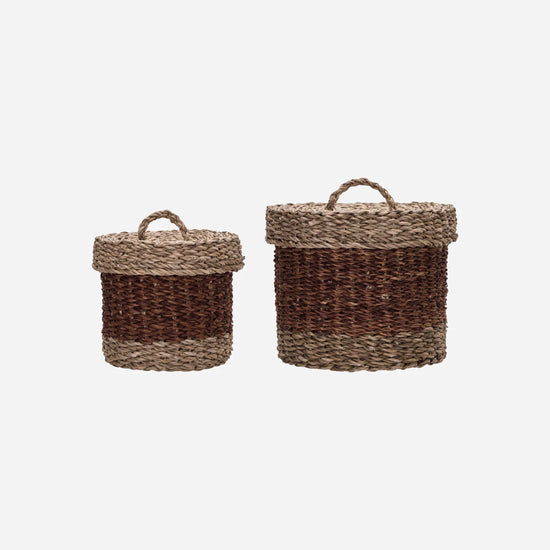Storage baskets, HDRangi, Brown