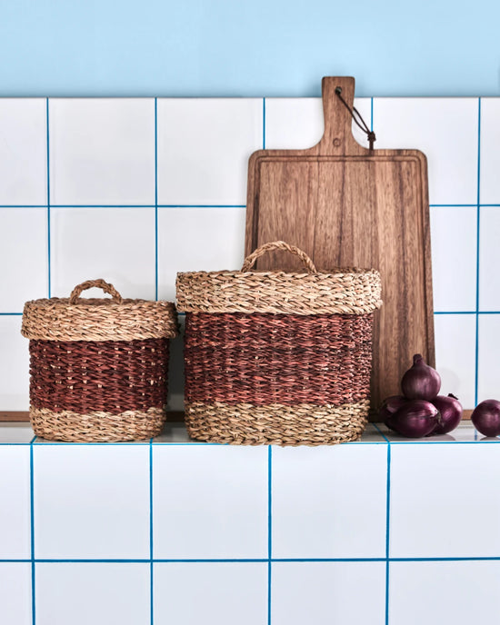 Storage baskets, HDRangi, Brown