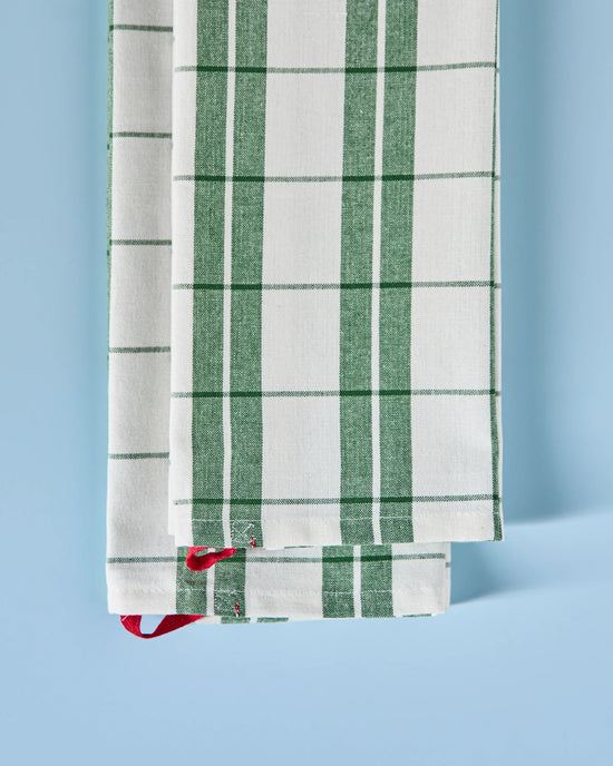 Tea towels, NVChef, Green, White