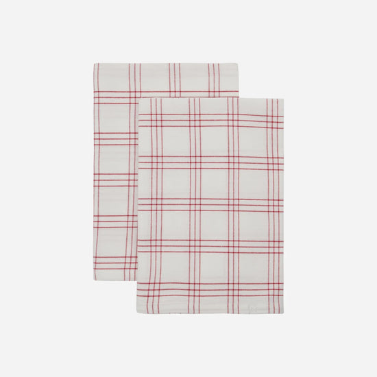 Tea towels, NVChef, Red, White