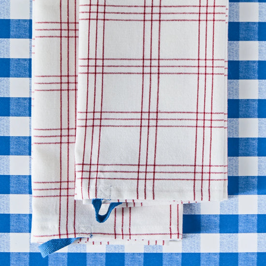 Tea towels, NVChef, Red, White