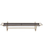 Shelf, HDWally, Antique brass finish, Black