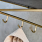 Shelf, HDWally, Antique brass finish, Black