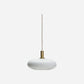 Lamp, HDFort, Antique brass finish, Off-white