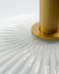 Lamp, HDFort, Antique brass finish, Off-white