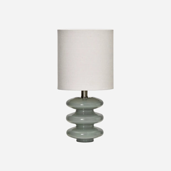 Bordlampe, HDStep, S, Lyseblå;Råhvid