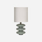 Bordlampe, HDStep, S, Lyseblå;Råhvid