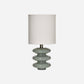 Table lamp, HDStep, S, Light blue, Off-white
