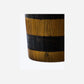 Tealight holder, HDStripe, Brown;Black