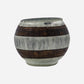 Tealight holder, HDStripe, Silver finish;Brown