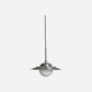 Lampe, HDCoin, Børstet sølvfinish;Mat hvid