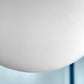 Lamp, HDCoin, Brushed silver finish, Matte white