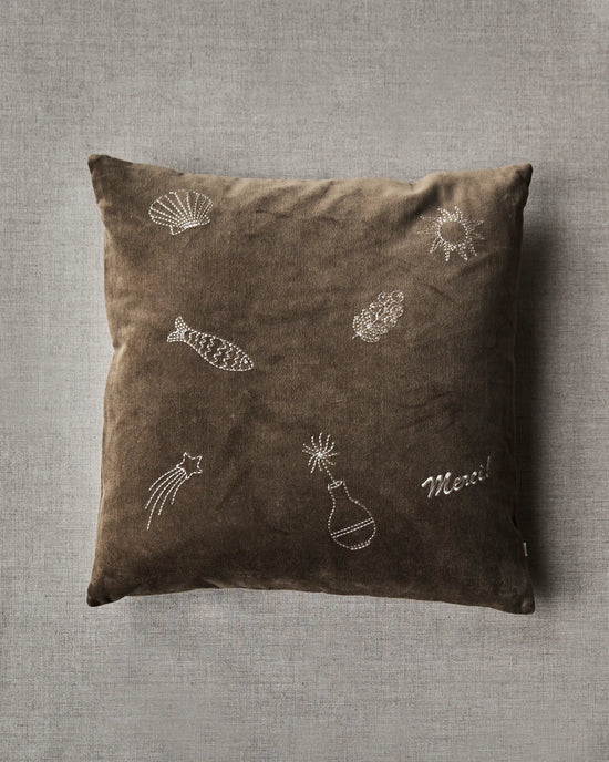 Cushion cover, HDPlay, Brown