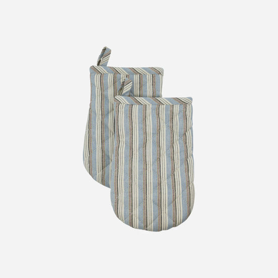 Küchenhandschuh, HDChef, Blau;Sand