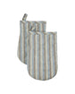 Küchenhandschuh, HDChef, Blau;Sand