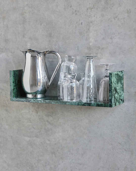 Shelf, HDMarr, Green marble
