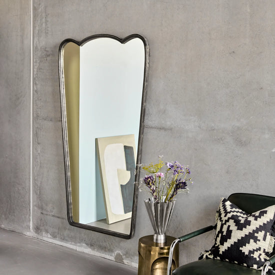 Mirror w. frame, HDJamp, Black