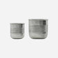 Planter, HDGroove, Antique silver finish