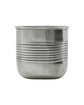 Planter, HDGroove, Antique silver finish