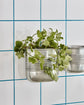 Planter, HDGroove, Antique silver finish